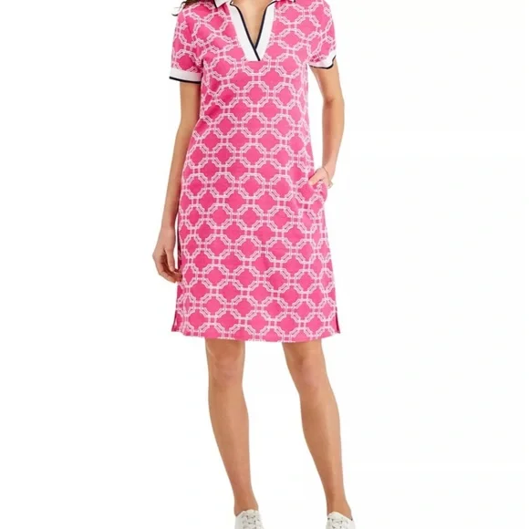 Charter Club | Dresses | Lydia Polo Dress Blue Green Pink Text Color After  Order | Poshmark